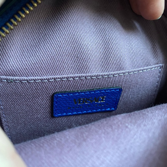 Versace La Medusa Round Camera Bag in Lapis - Picture 7 of 9